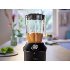 Philips Series 3000 HR2291 Blender Black - Powerful, Versatile & Efficient Blender for Perfect Smoothies!
